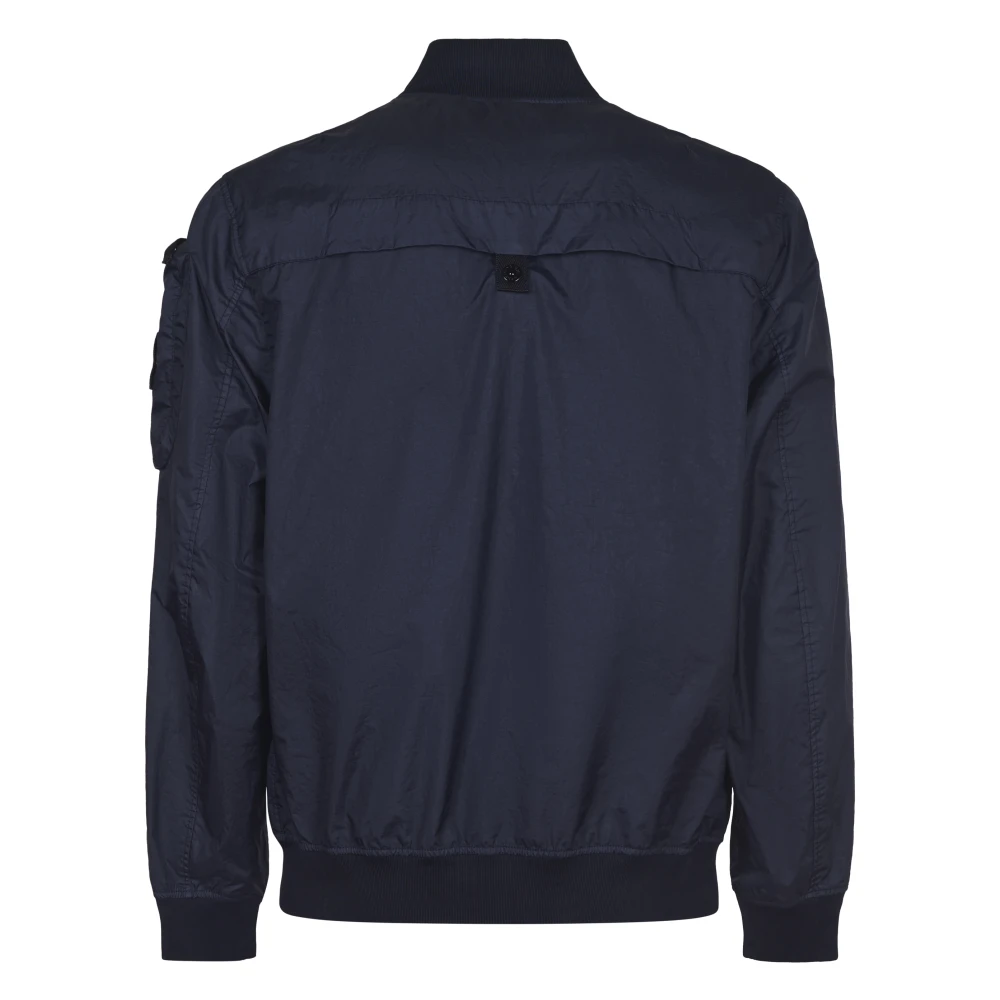 Stone Island Blauwe Jassen voor een Stijlvolle Look Blue Heren