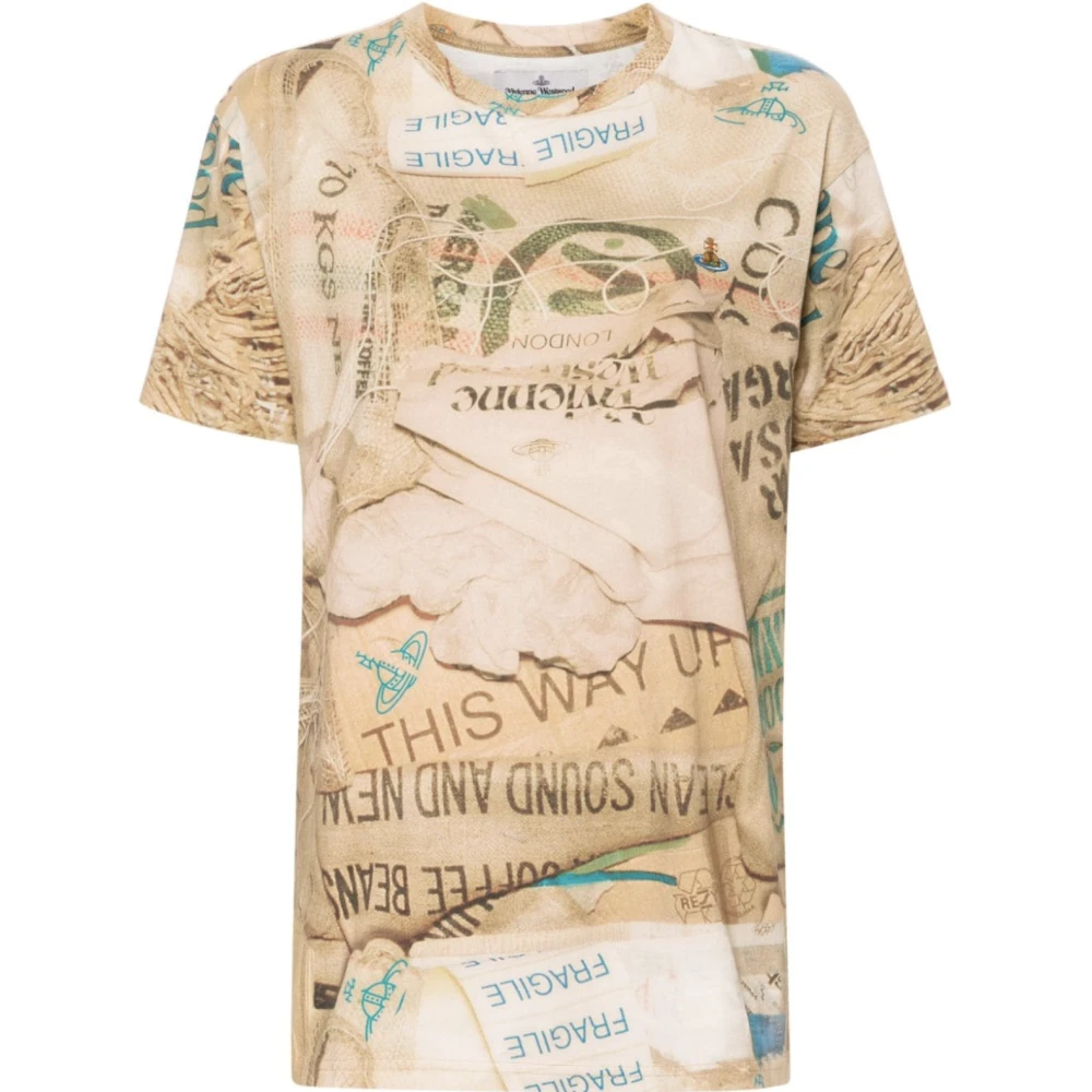 Vivienne Westwood Klassieke T-shirt Collectie Beige Heren