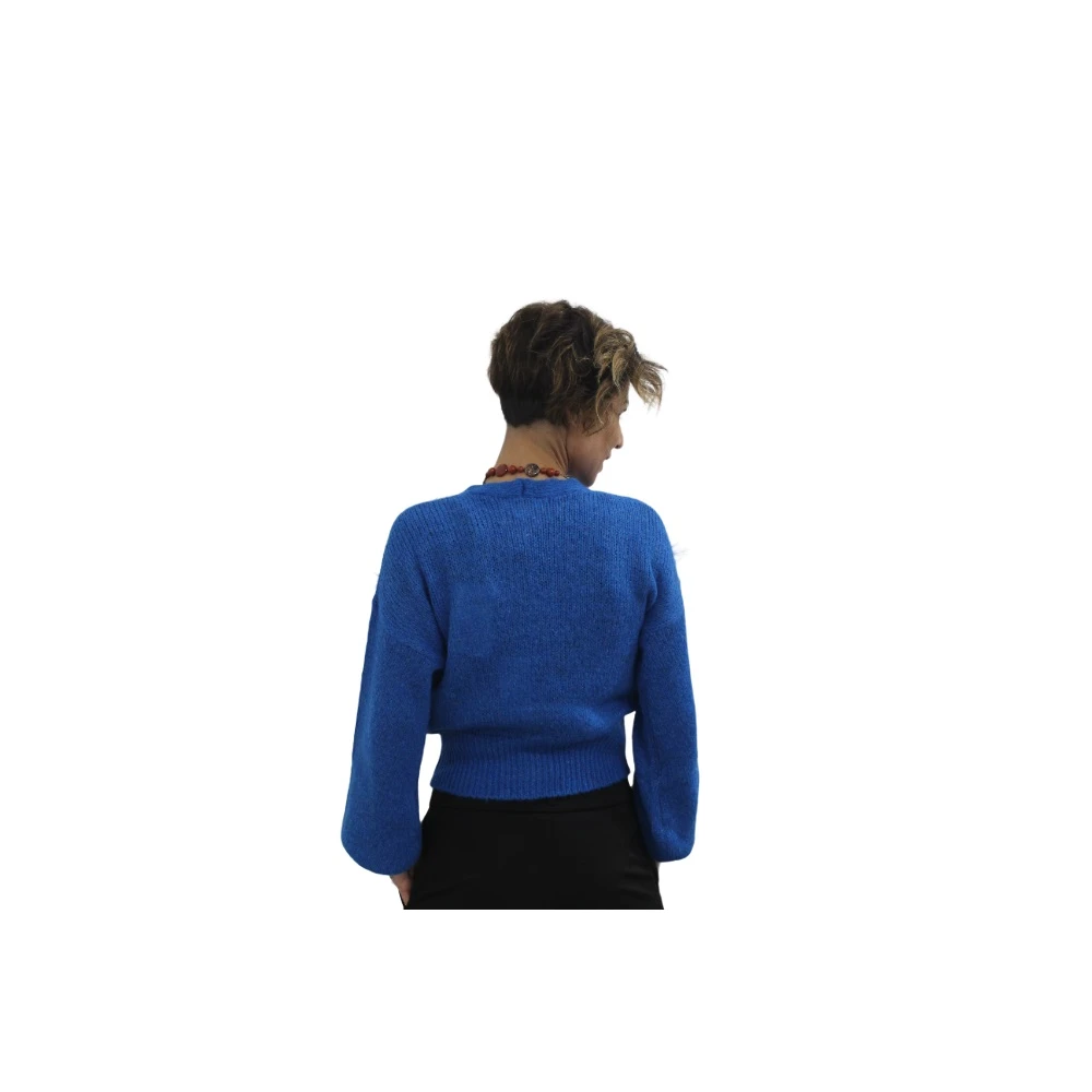 Kocca Stijlvolle Cardigan voor Vrouwen Blue Dames