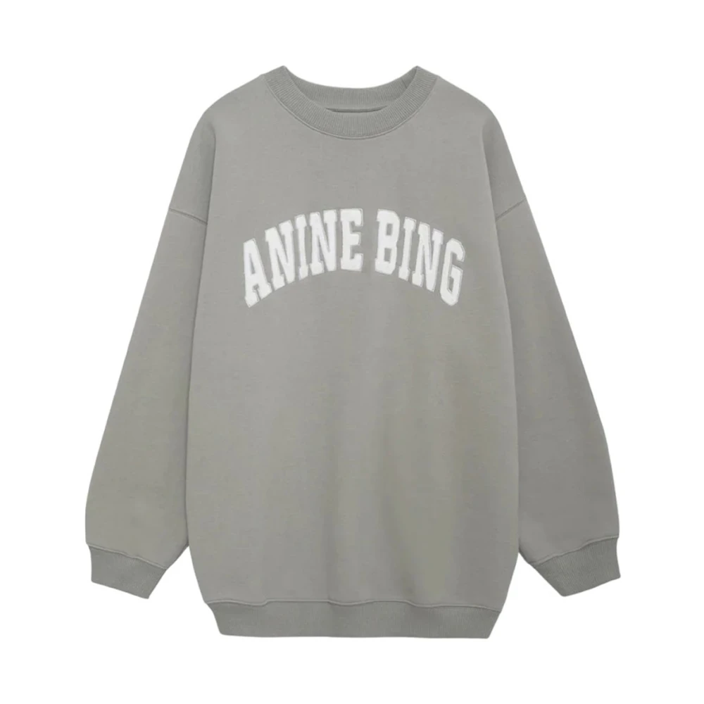 Anine Bing Coole Tyler Sweatshirt in Storm Grey Gray Dames