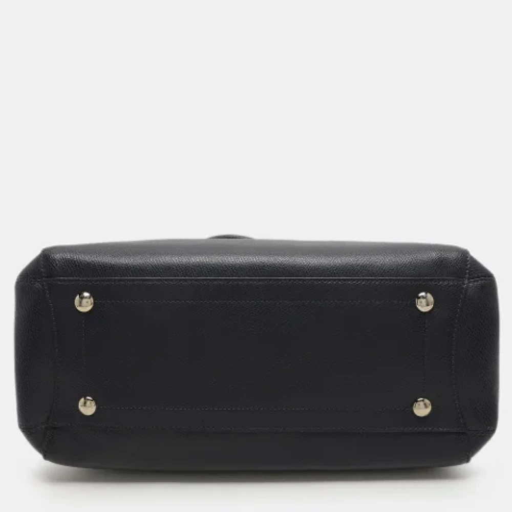 Coach Pre-owned Leather handbags Black Dames