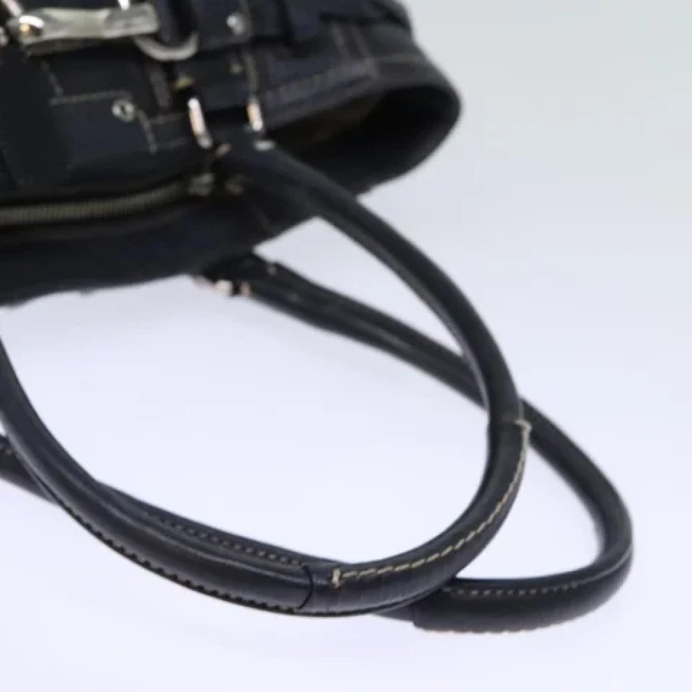 Coach Pre-owned Leather handbags Black Dames