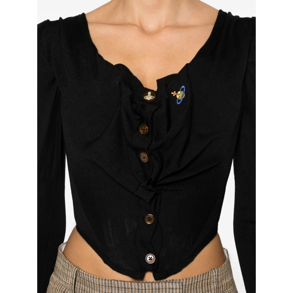 Vivienne Westwood Zwarte Korsetvest Black Dames