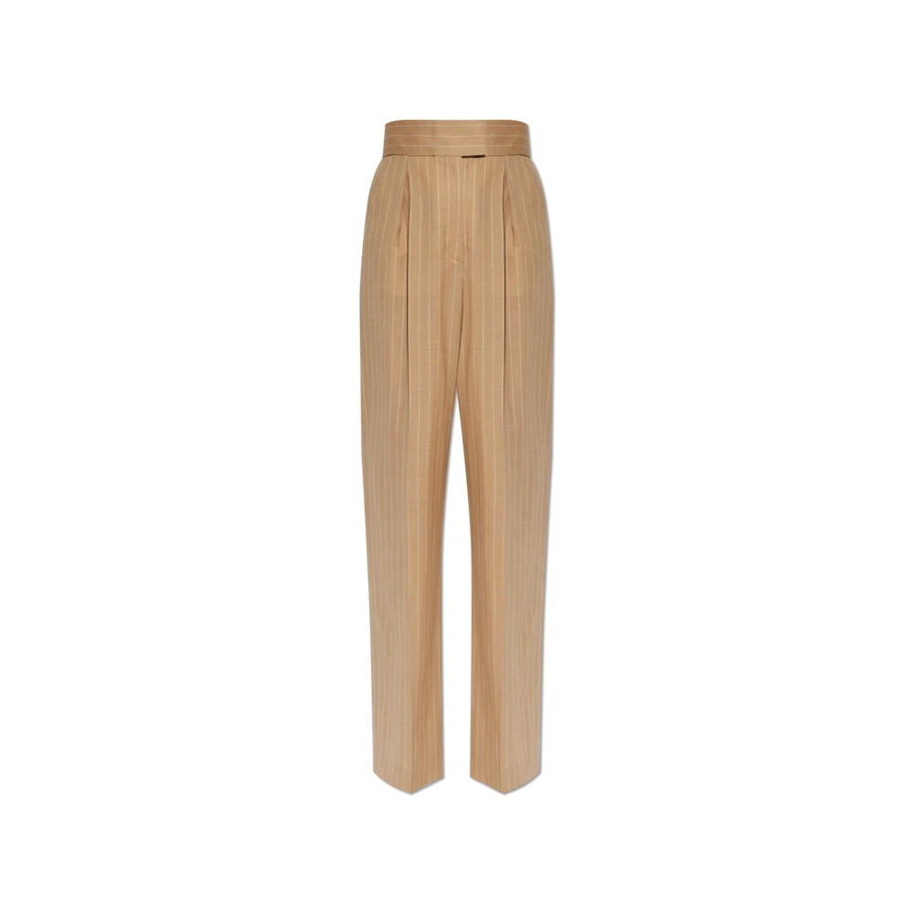 Valentino Garavani Donna Beige Pantaloni, 2XS, New,