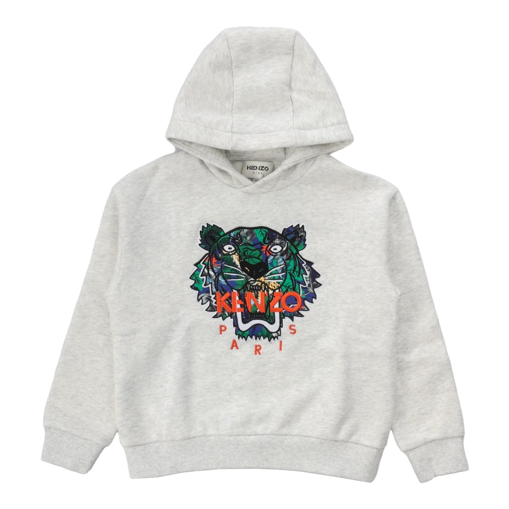 Kenzo Pojkar Hoodie Sweatshirt Gray, Pojke