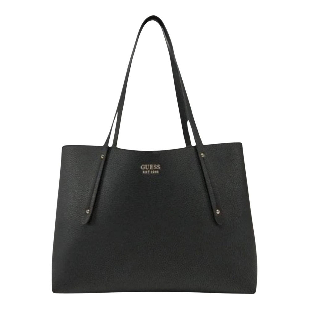Guess Women's Black Shopping Bags, One Size, Shopper Tote