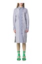 elegante-robe-chemise-midi-rayee