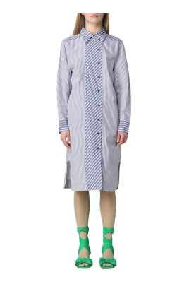 elegant-striped-midi-shirt-dress