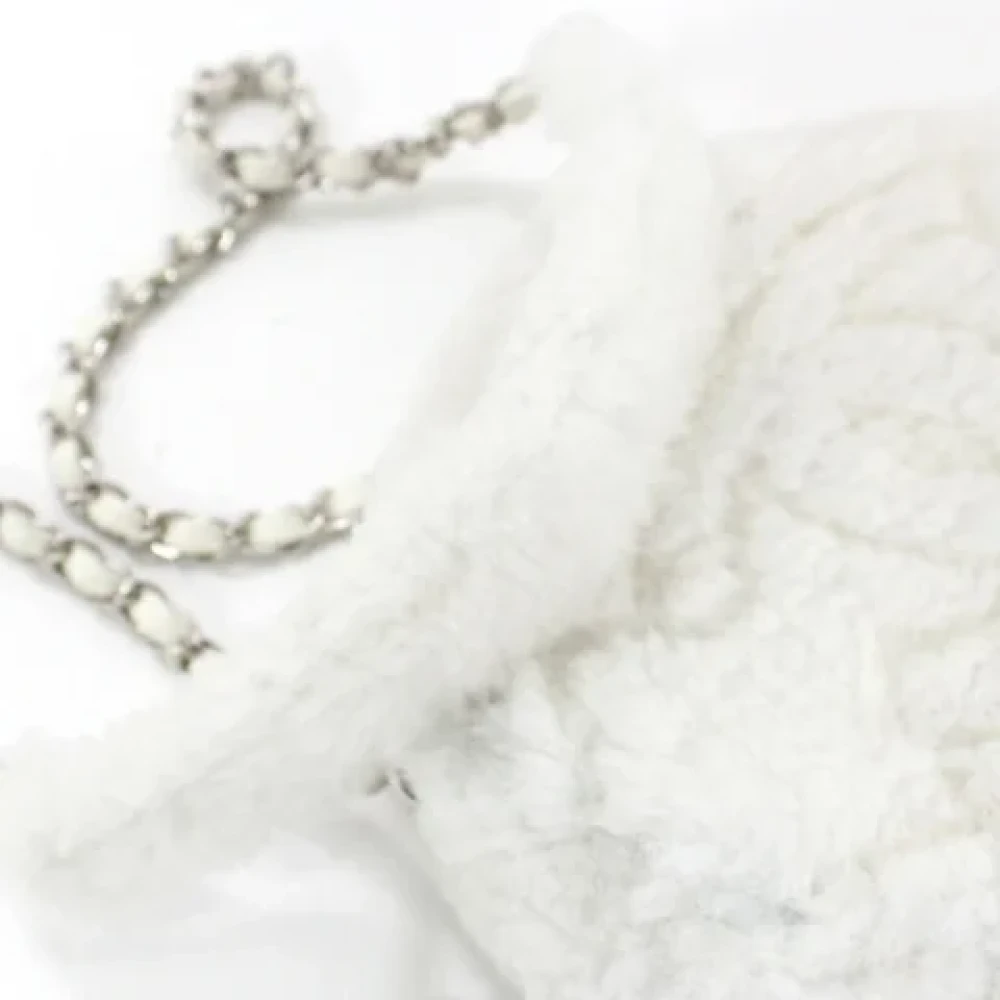 Chanel Vintage Pre-owned Leather chanel-bags White Dames