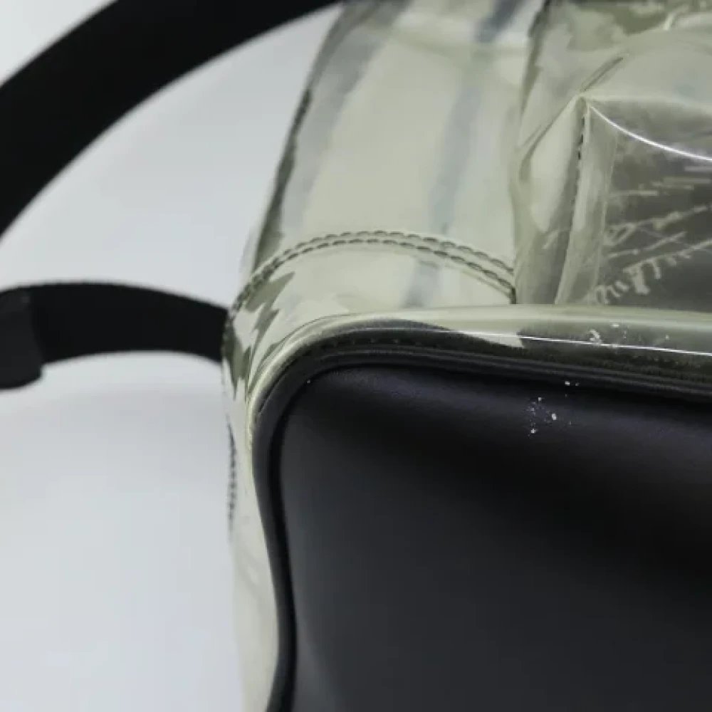 Bally Pre-owned Vinyl backpacks White Dames