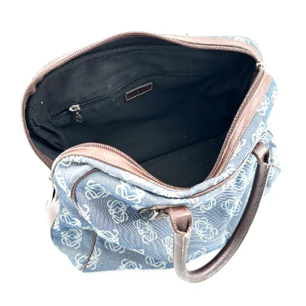 Loewe Pre-owned Leather handbags Blue Dames