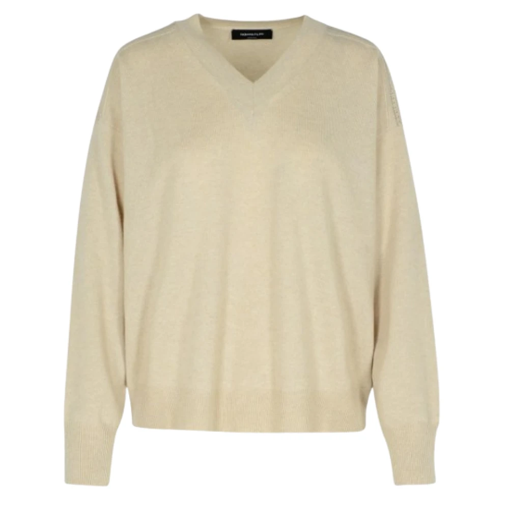 Fabiana Filippi Elegante Sweaters Collectie Beige Dames