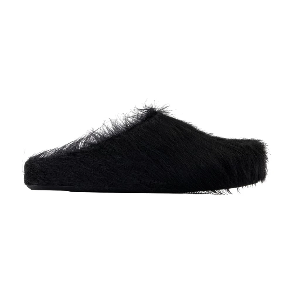 Marni Uomo Nero Sabot In Pelle Nera