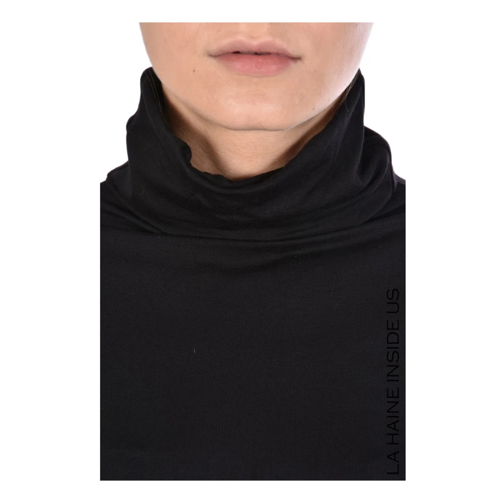 La Haine Inside Us Hoogwaardige lange mouw blouse Black Dames