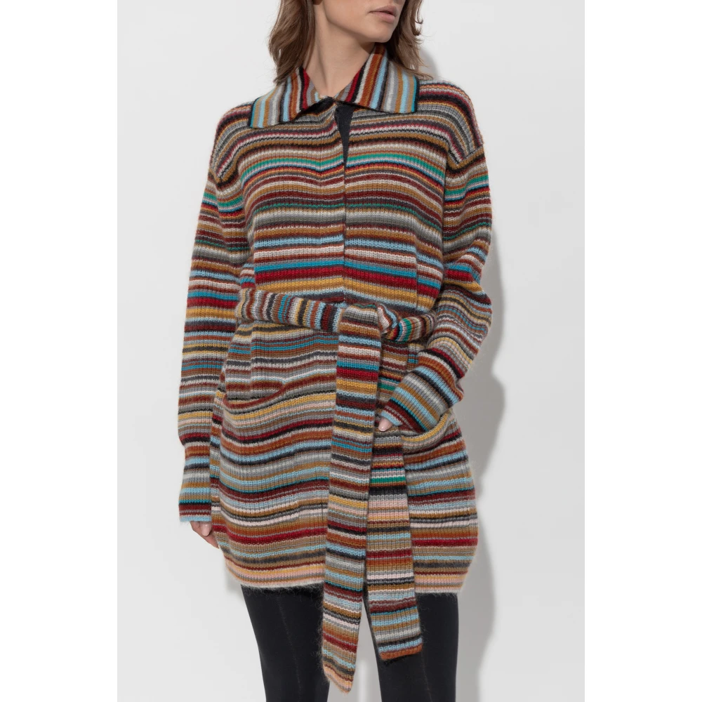 Paul Smith Cardigan met riem Multicolor Dames