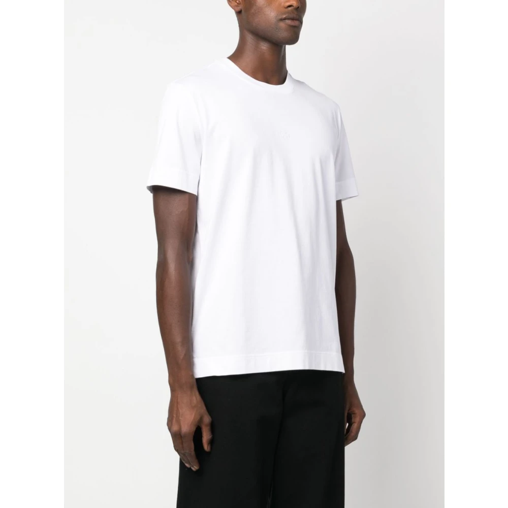 Givenchy 4G-Geborduurd Katoenen T-Shirt White Heren