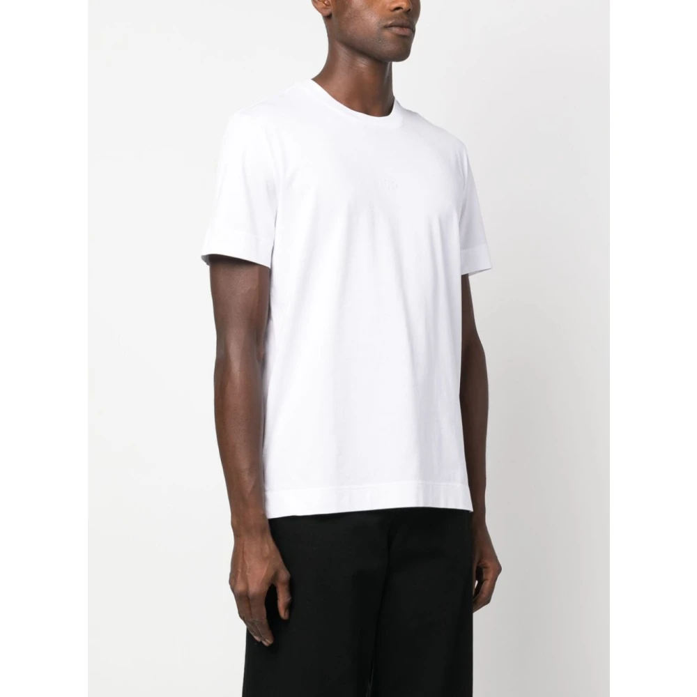 Givenchy 4G-Geborduurd Katoenen T-shirt White Heren