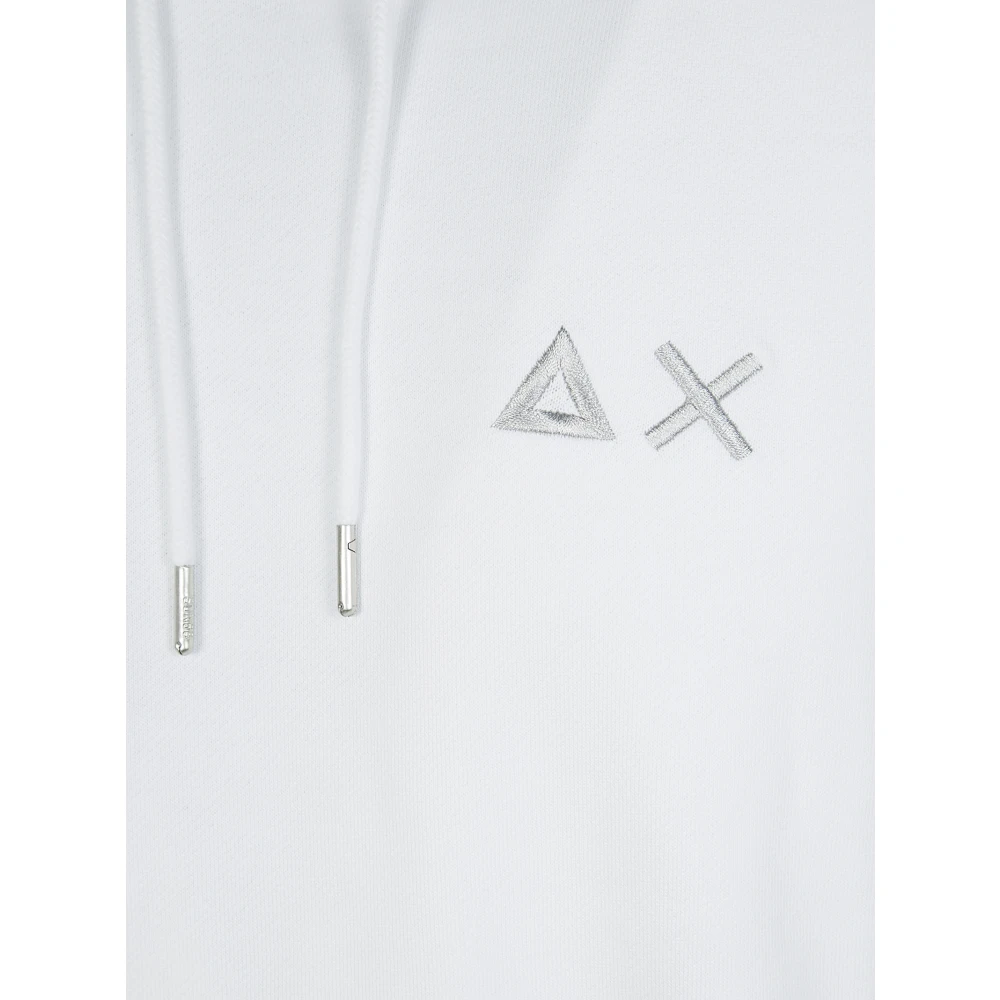 Sun68 Katoenen Hoodie White Heren