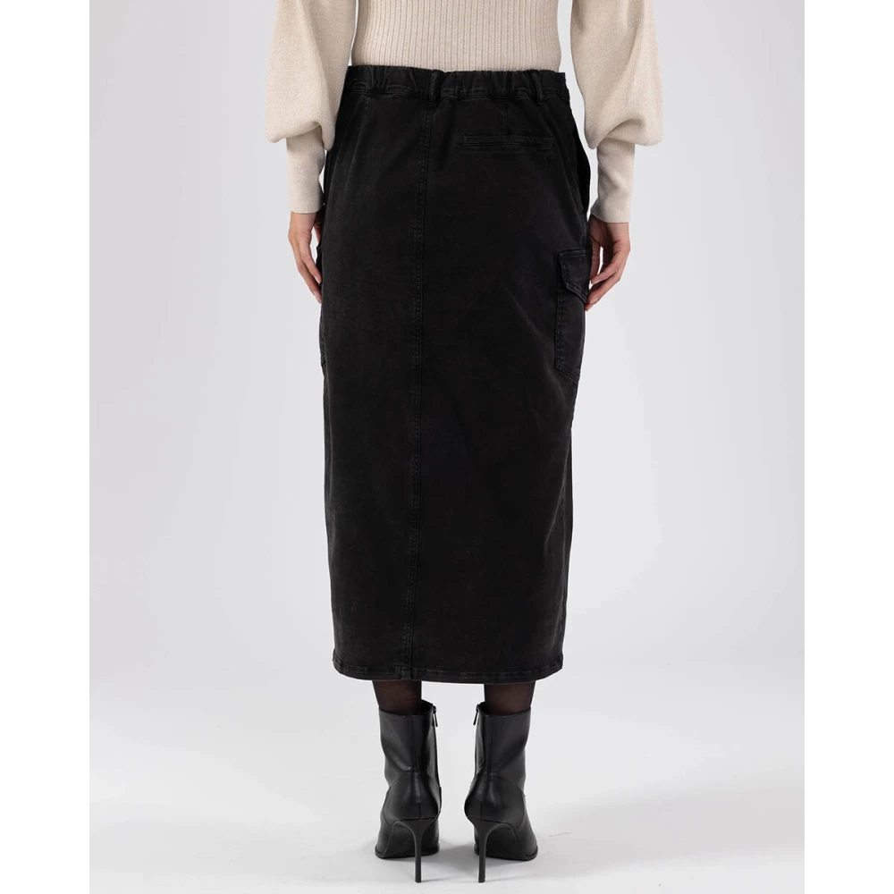 Nukus Bursa Rok Fw24071 Black Dames