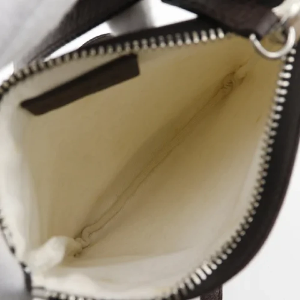Bvlgari Vintage Pre-owned Canvas shoulder-bags Beige Dames