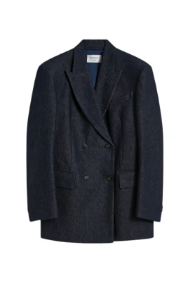 Comfort-fit Denim Blazer