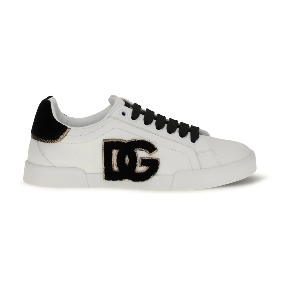 Dolce & Gabbana Leren sneakers met logo
