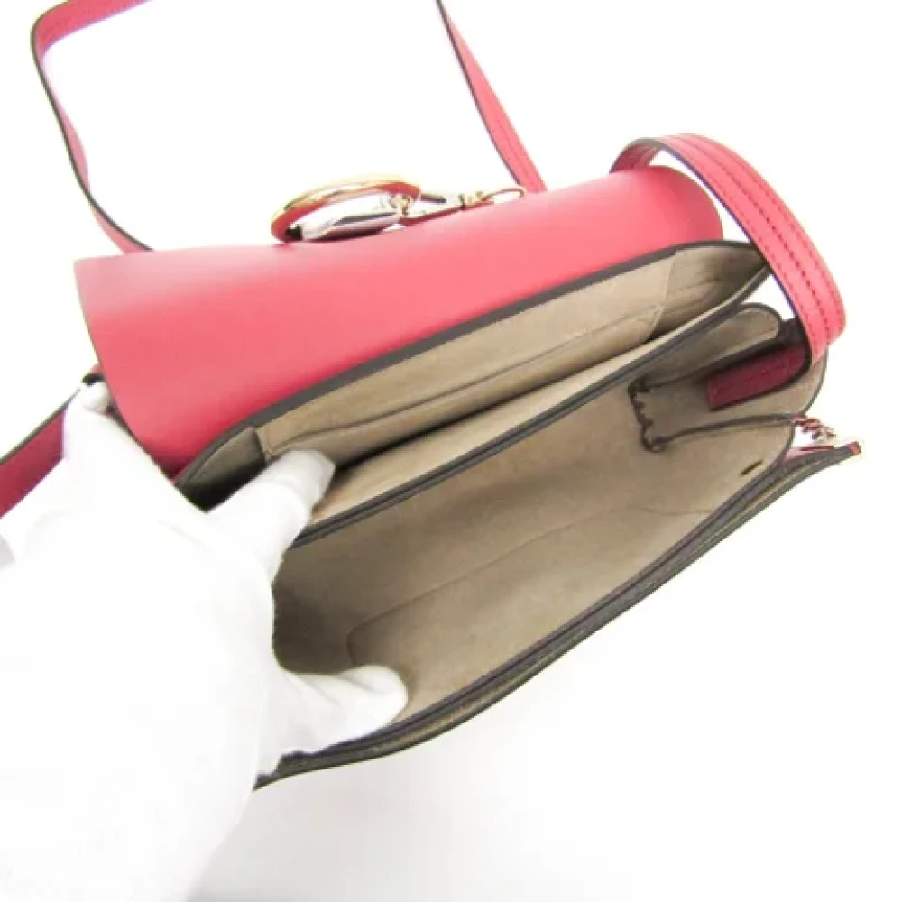 Chloé Pre-owned Leather shoulder-bags Pink Dames