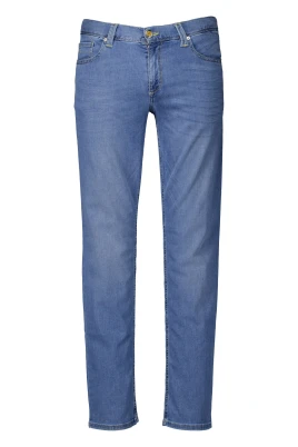 Pipe Jeans Blå Stilfull Denim
