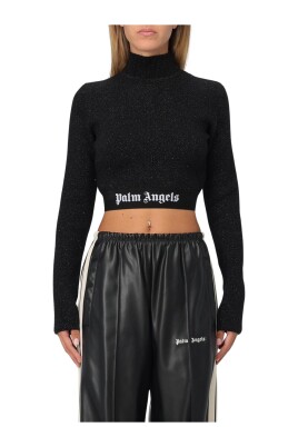 black-glitter-knit-sweater-mock-neck