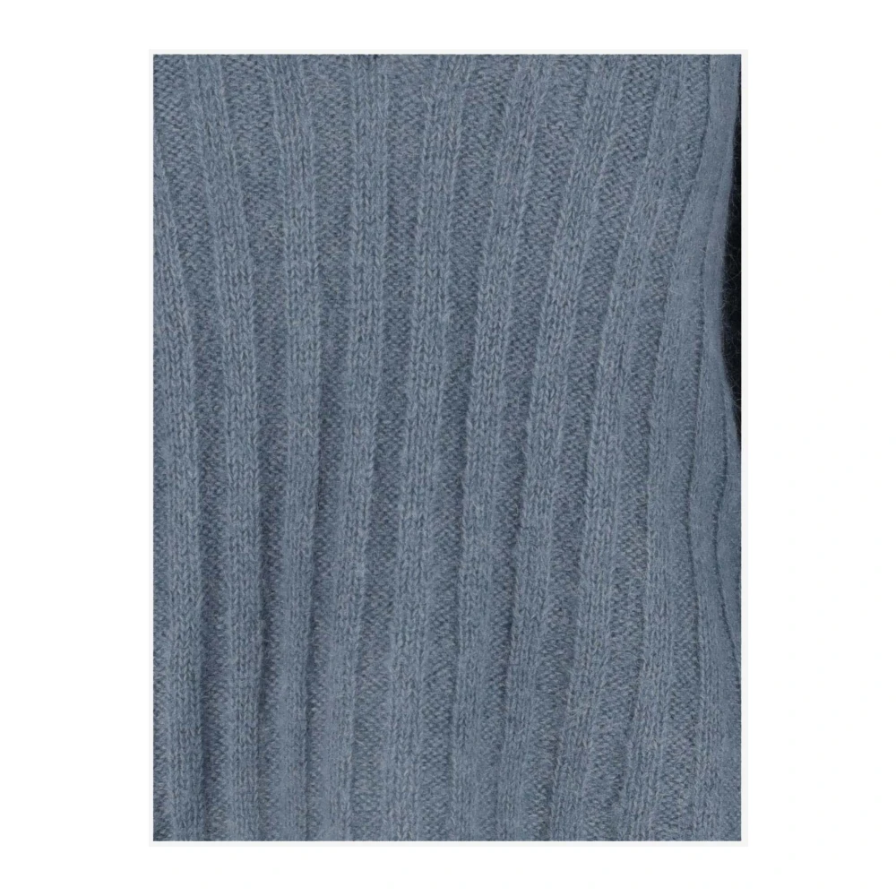 By Malene Birger Wolmix V-hals Sweater By Herenne Birger Blue Dames