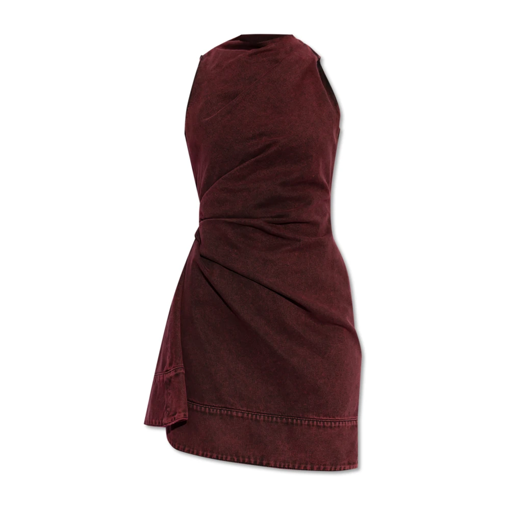 Alexander mcqueen Gedrapeerde Jurk Red Dames