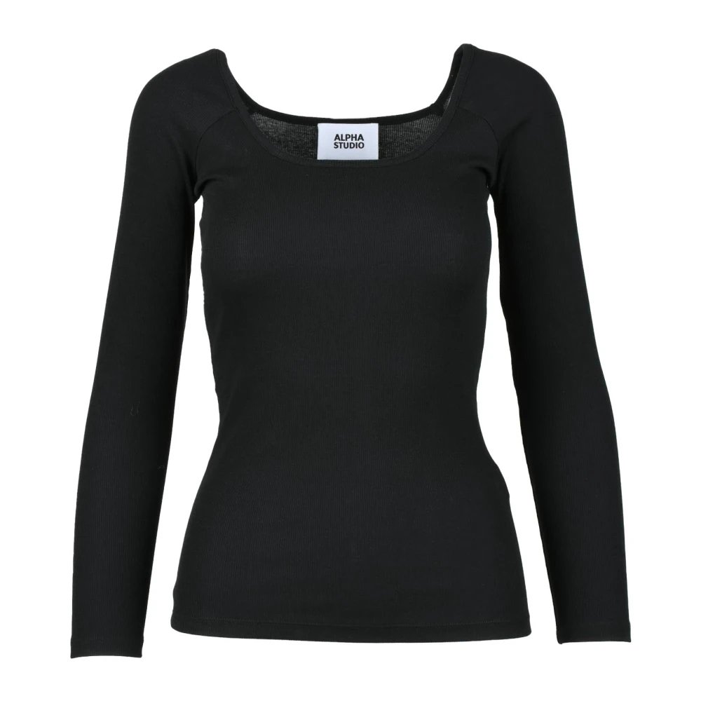 Tops > Long Sleeve Tops - - Alpha Studio - Modalova