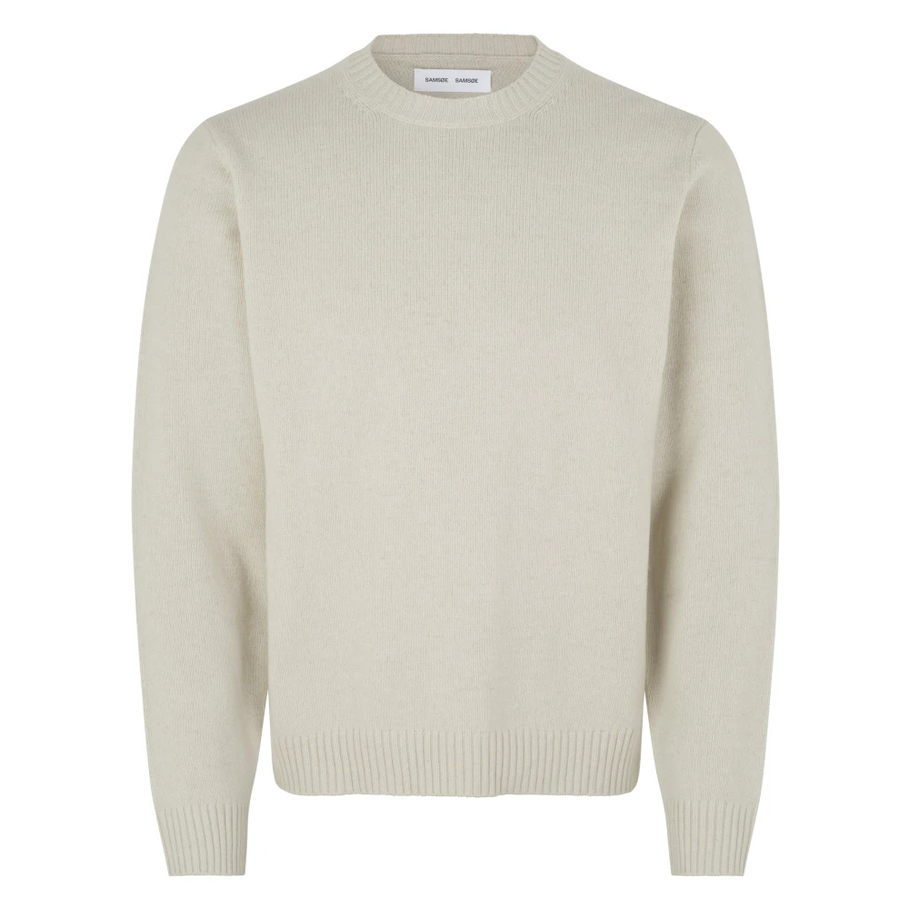 Samsøe Truien met ronde hals Beige Heren