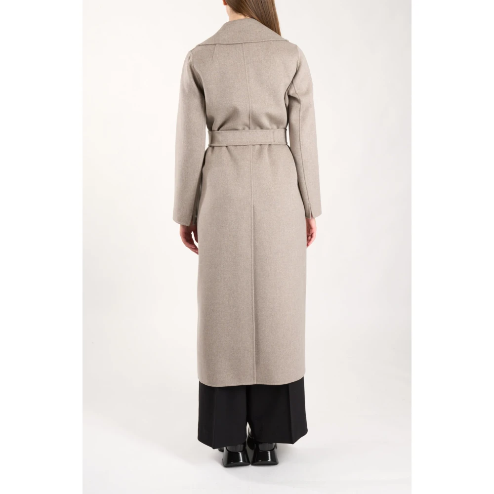 Max Mara Wollen Jas Poldo Stijl Gray Dames