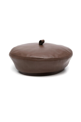 chocolate-brown-leather-flat-crown-hat