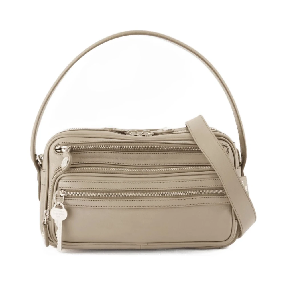 Acne Studios Women's Beige Camero Small Shoulder Bag - Handbags - One Size - Bags