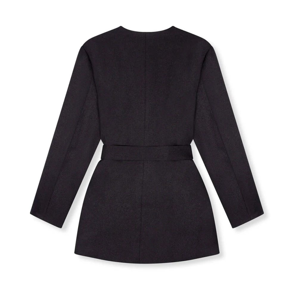 Refined Department Elegante Maan Jurk Black Dames