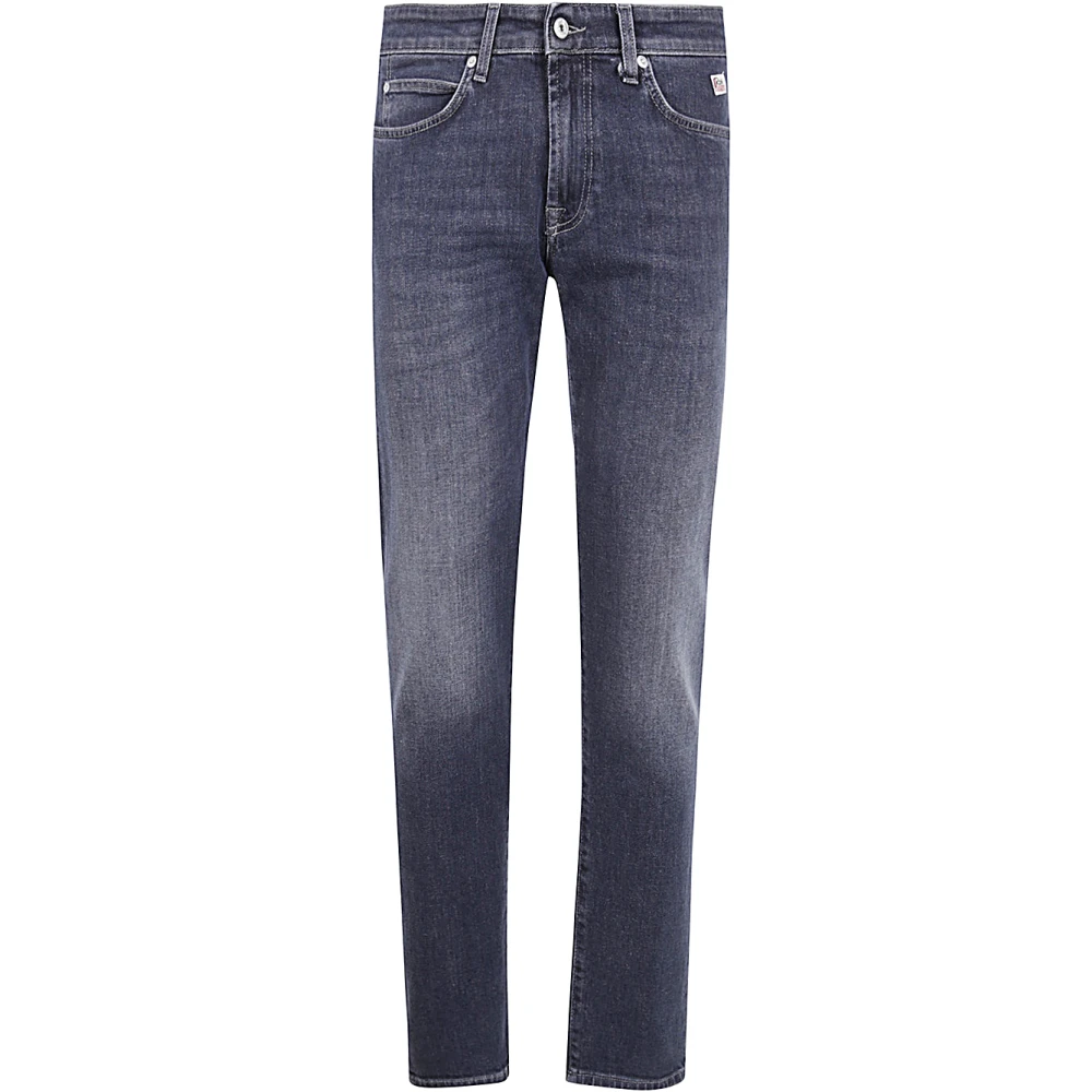 Roy Roger's Blauw Zwart Denim Elastische Heren Jeans Blue Heren