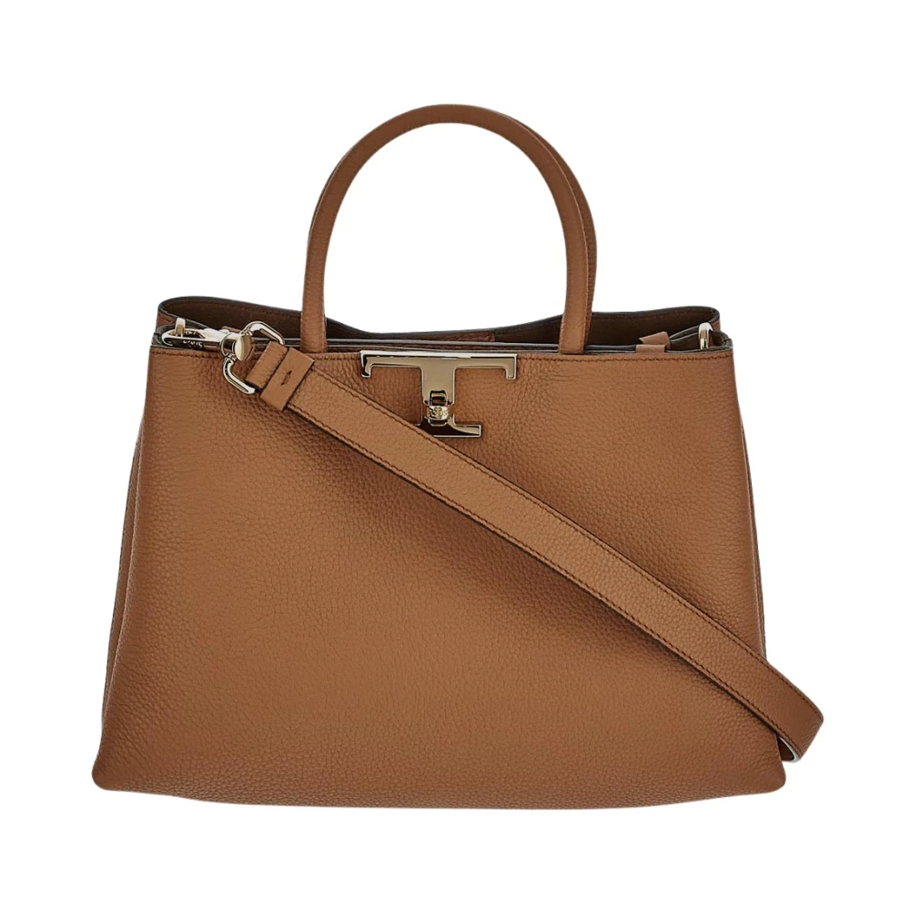 TOD'S Tijdloze Leren Tas Brown Dames
