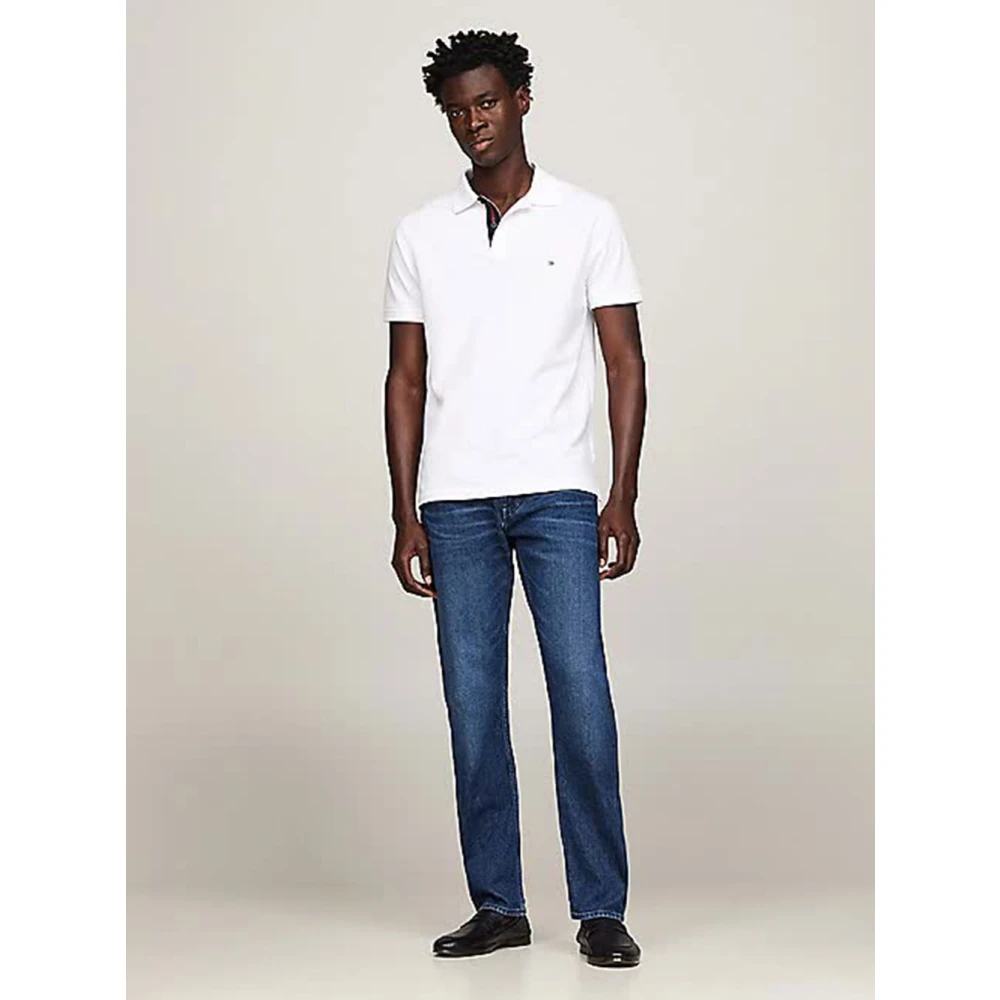 Tommy Hilfiger Monotype Witte Polo Shirt White Heren