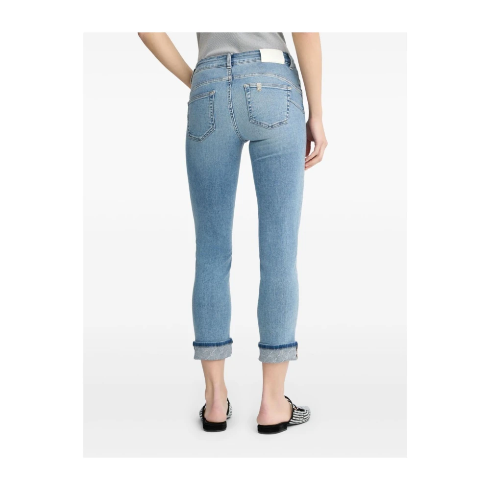 Liu Jo Blauwe Denim Jeans met Ritssluiting Blue Dames