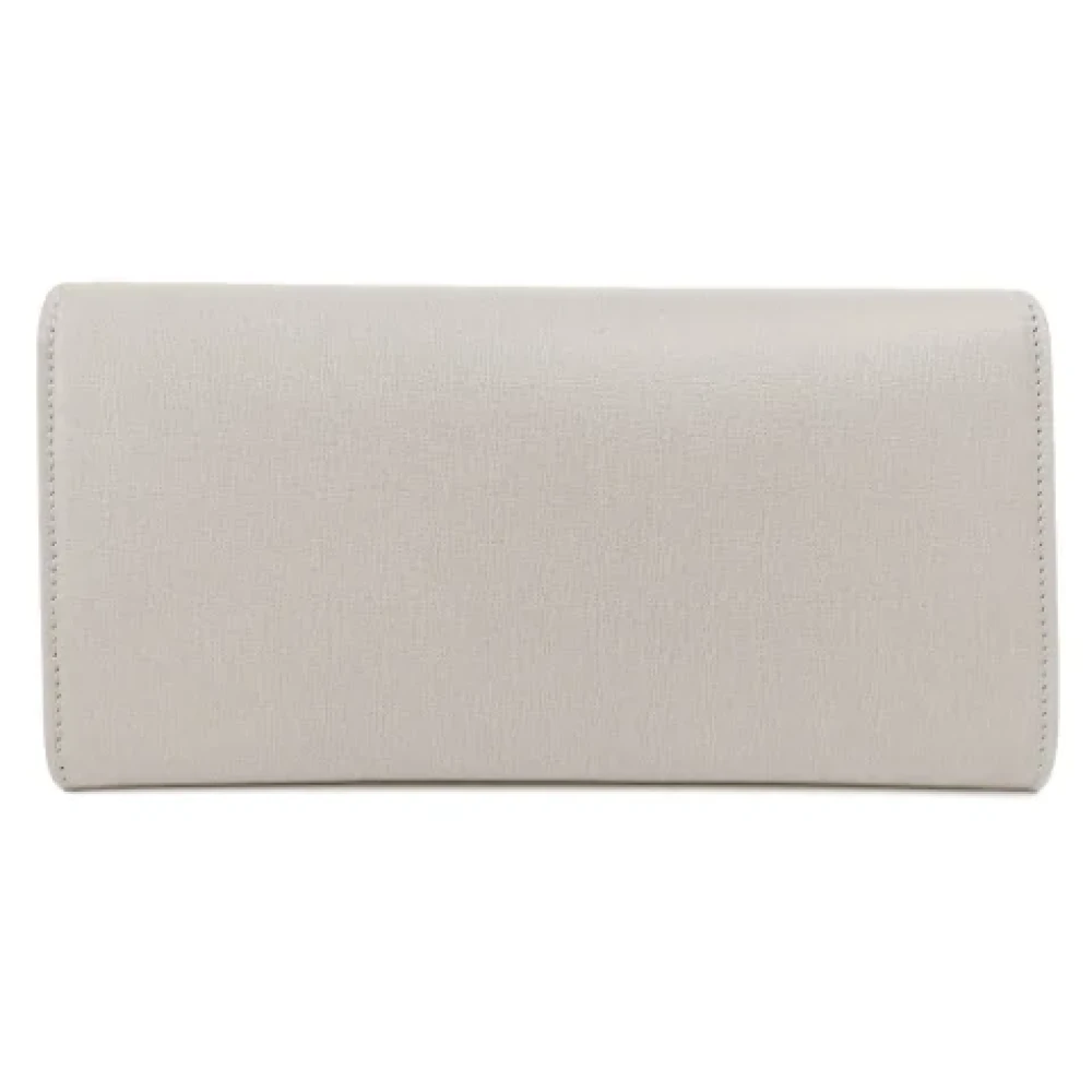 Balenciaga Vintage Pre-owned Leather wallets Gray Dames