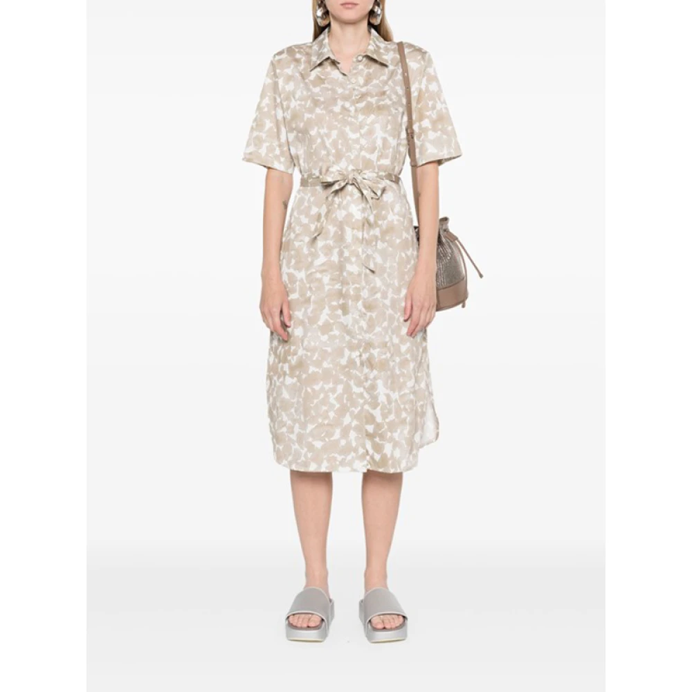 Le Tricot Perugia Abstract patroon overhemdjurk Multicolor Dames