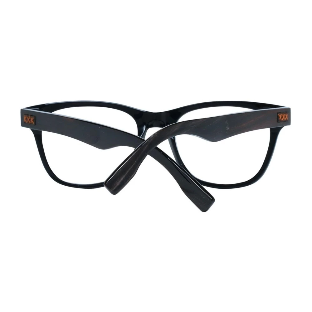 Ermenegildo Zegna Zwarte Heren Optische Frames met Demo Lenzen Black Heren
