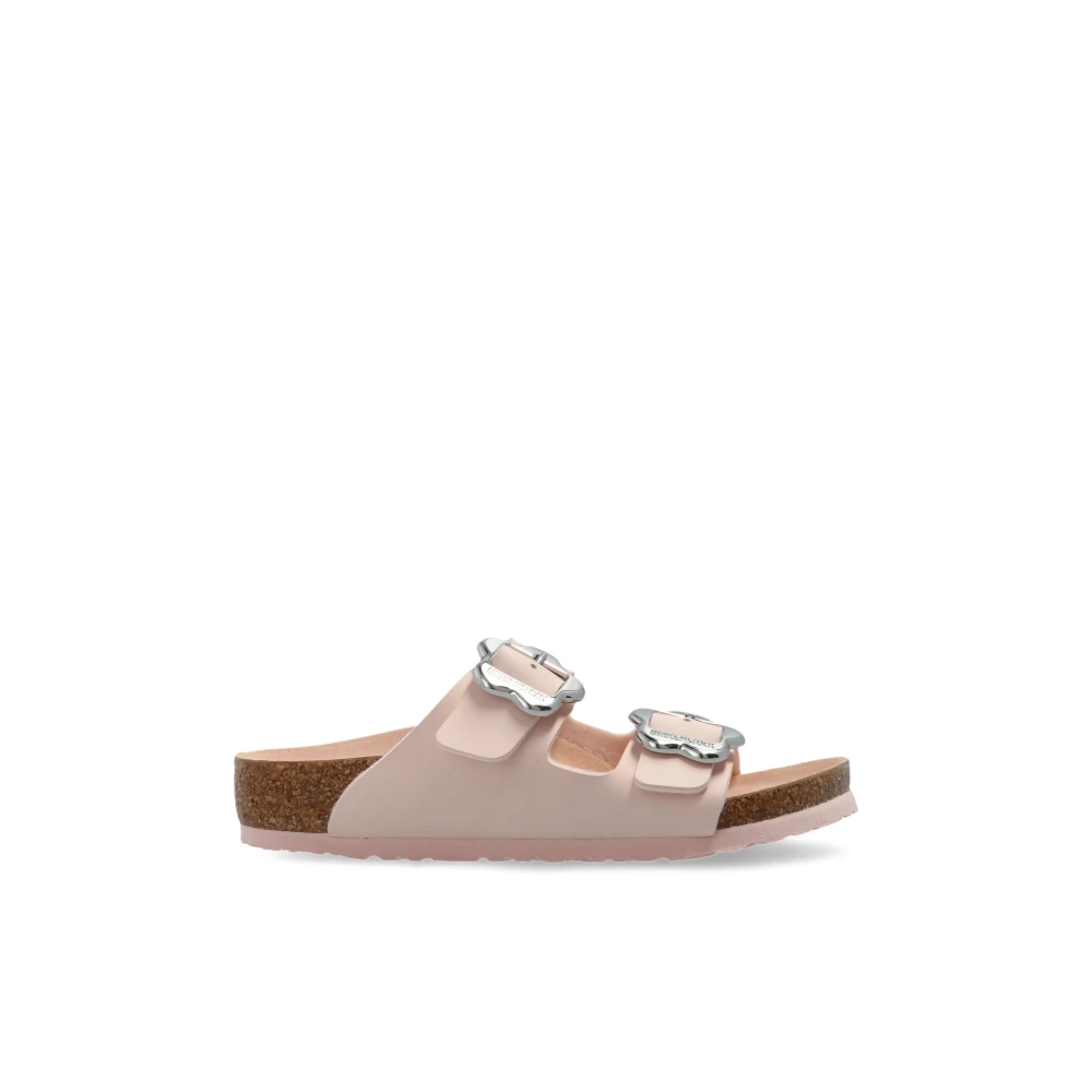 Birkenstock Unisex Kids Pink Kids Sandals, 30 Eu, Sandals Arizona Flower Buckle Kids