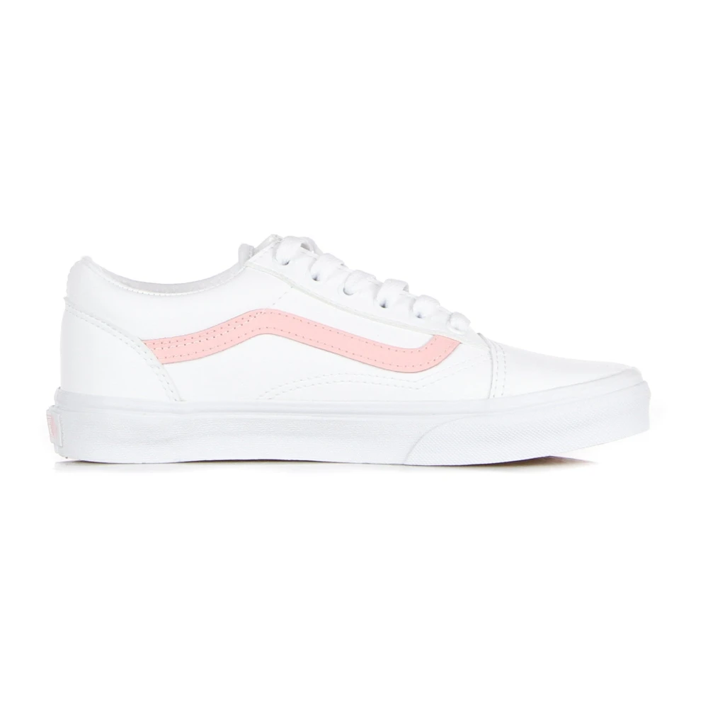 Vans Rosa Old Skool Sneaker White, Unisex