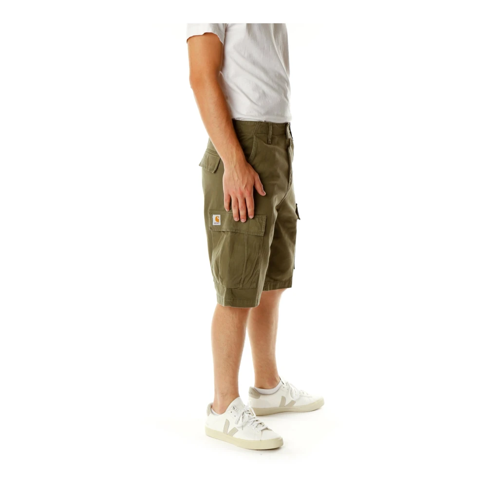 Carhartt WIP Militaire Cargo Shorts Regular Fit Green Heren