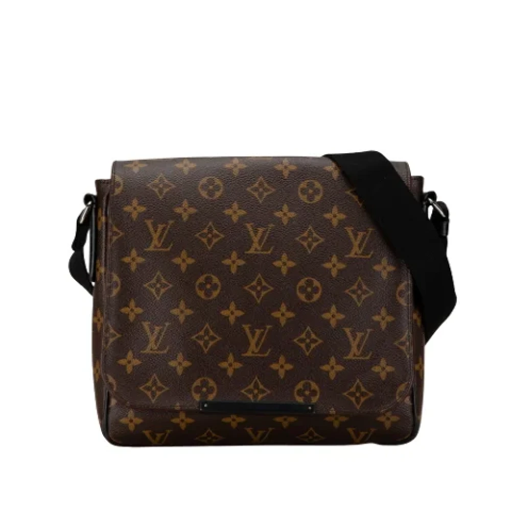 Louis Vuitton Vintage Pre-owned Canvas shoulder-bags Brown Dames