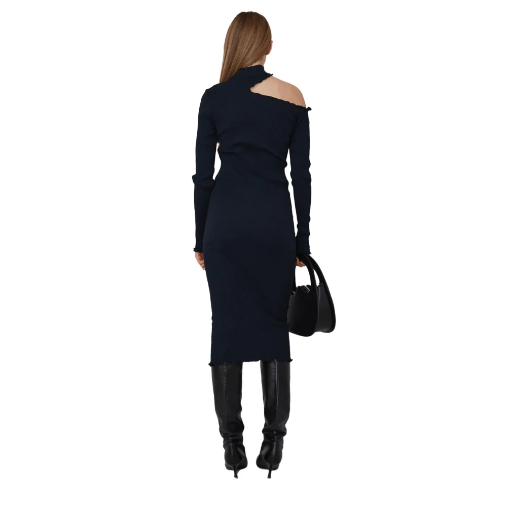 Opéra Sport Naadloze Katoenen Jurk Black Dames
