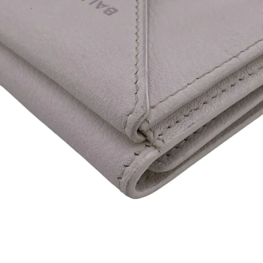 Balenciaga Vintage Pre-owned Leather wallets White Dames